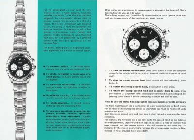 libretto istruzioni rolex daytona anni 60|Manuali e guide Rolex Daytona per orologi .